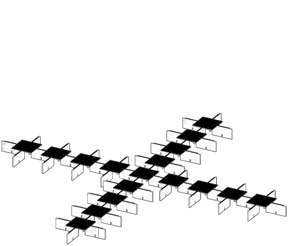 Macka Sanat Galerisi — tree assembly animation